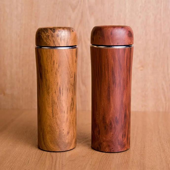 Bamboo water bottle